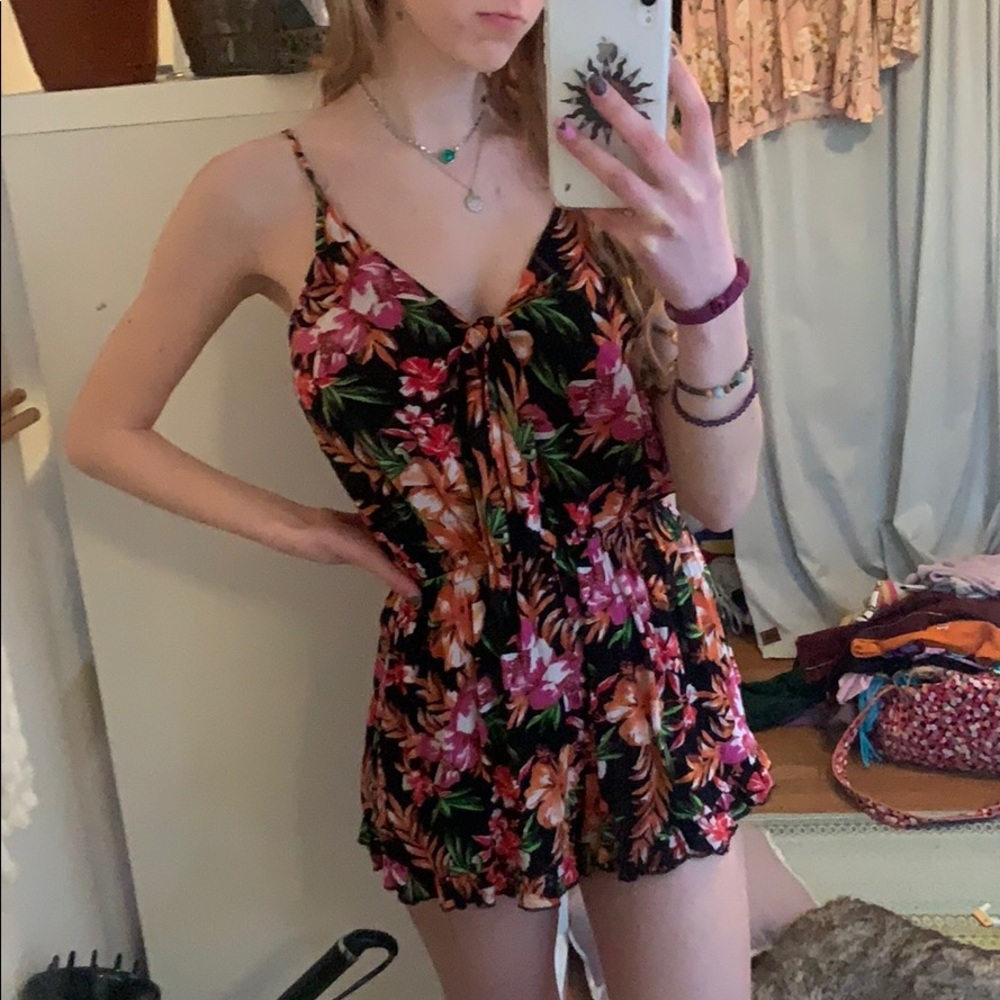 Super cute floral romper